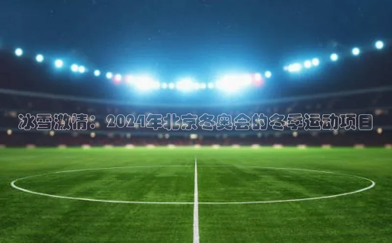 冰雪激情：2024年北京冬奥会的冬季运动项目